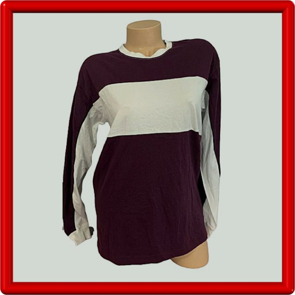 Pink Victoria's Secret Campus Colorblock T-Shirt M